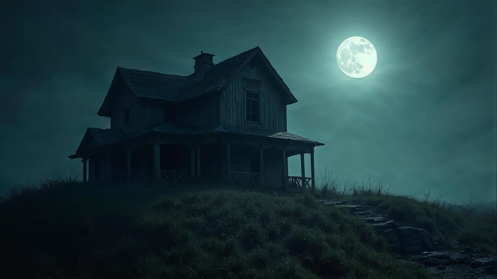 Freepik stock horizontal haunted house style image for horror movies article