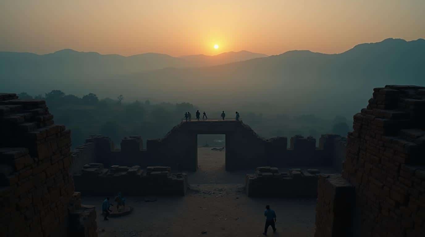 Horizontal Bhangarh Fort haunted story featured image with Rajasthan ruins at dusk