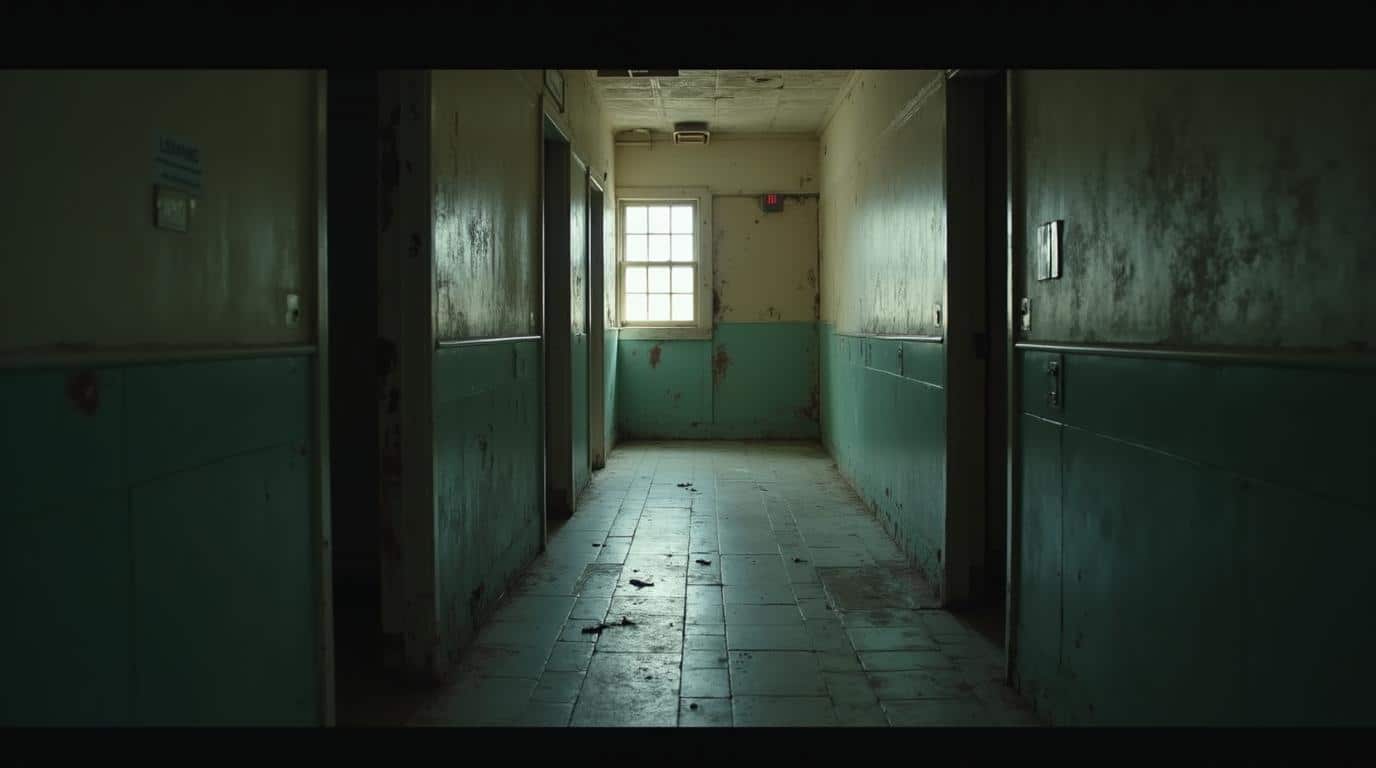 horizontal haunted Michigan hospital corridor for Eloise ghost stories